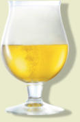 Glas roerdaler bier Blond 7,5 % alc.